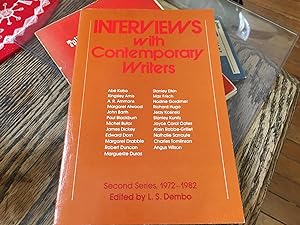 Bild des Verkufers fr Interviews With Contemporary Writers 1972-1982: Second Series zum Verkauf von Bristlecone Books  RMABA
