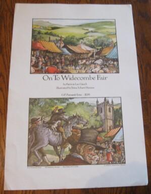 Seller image for ON TO WIDECOMBE FAIR / FULL COLOR PICTORIAL POSTER for sale by THE FINE BOOKS COMPANY / A.B.A.A / 1979