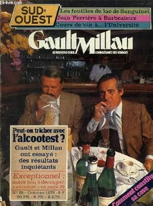 Bild des Verkufers fr Le nouveau Guide Gault-Millau Sud-Ouest n 29 - octobre 1978 : Peut-on tricher avec l'alcootest ? !: Gault et Millau ont essay des rsultats inquitants - Testa compartaifs: les rhums - Spcial vins : comment constituer une cabe - Maigrissez heureux,etc. zum Verkauf von Le-Livre