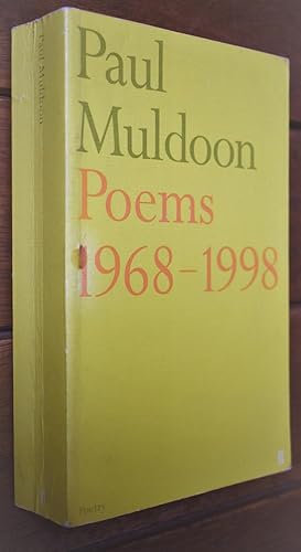 Seller image for Poems 1968-1998 [SIGNED] for sale by Dodman Books