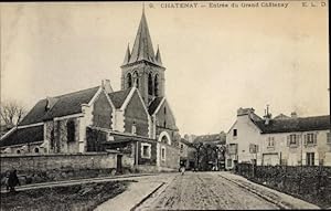 Ansichtskarte / Postkarte Chatenay Hauts-de-Seine, Entree du Grand Chatenay