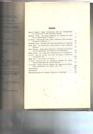Bild des Verkufers fr Sitzungsberichte der gelehrten estnischen Gesellschaft 1929 zum Verkauf von Windau Antiquariat