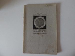 Seller image for Das Fhnlein der sieben Aufrechten. Hirts Deutsche Sammlung. Literarische Abteilung. Herausgeber Wolfgang Stammler und Georg Wolff. Gruppe II: Novellen und Erzhlungen. Band 4. Softcover for sale by Deichkieker Bcherkiste