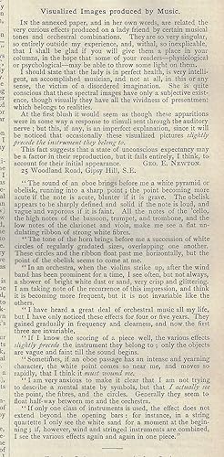 "Visualized Images Produced by Music", in Nature, 1890