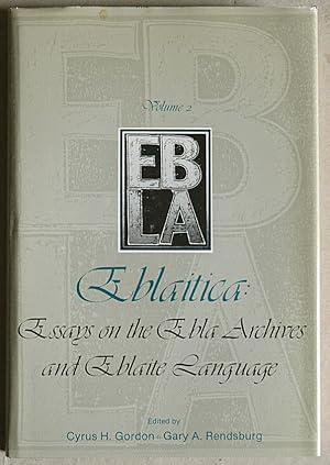 Bild des Verkufers fr Eblaitica: Essays on the Ebla archives and eblaite language. Vol. 2. zum Verkauf von Librairie Le Trait d'Union sarl.