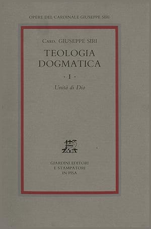 Imagen del vendedor de Teologia dogmatica I Unit di Dio a la venta por Di Mano in Mano Soc. Coop