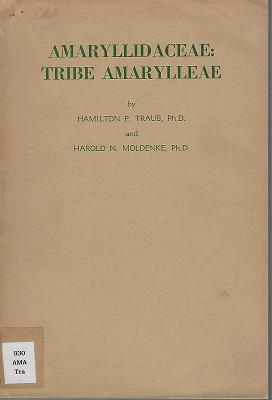 Amaryllidaceae: Tribe Amarylleae