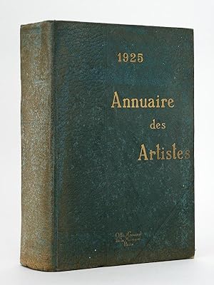 Annuaire des Artistes. Année 1925 - 34e Année