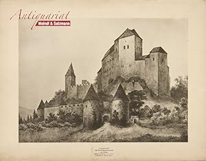 "Burg Rappottenstein am Kamp. Gemalt von C. Grefe". Aus Conrad Grefe: Alt-Oesterreich . dargestel...