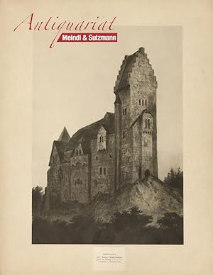 "Burg Liechtenstein. Gemalt von C. Grefe". Aus Conrad Grefe: Alt-Oesterreich . dargestellt in sei...