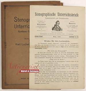 Stenographische Unterrichtsbriefe. Verkehrsschrift und Debattenschrift. 20 Hefte (1.-20. Brief).