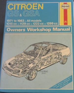 Imagen del vendedor de Citroen GS and GSA 1971-83 Owner's Workshop Manual a la venta por Chapter 1