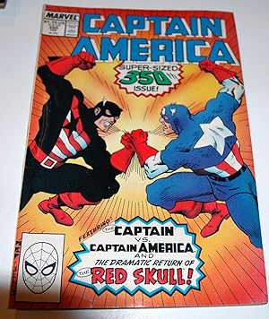 Seller image for Captain America #350-Steve Rogers returns-Origin of Red Skull 1989 for sale by Preferred Books