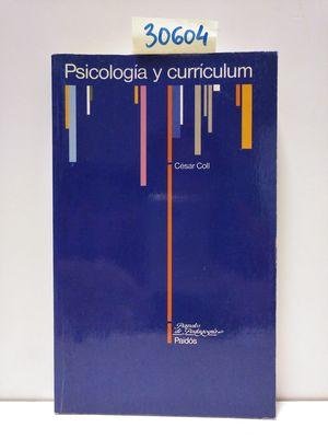 Image du vendeur pour PSICOLOGA Y CURRCULUM mis en vente par Librera Circus
