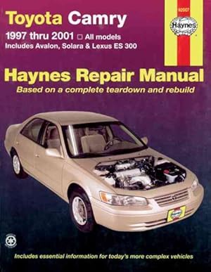 Immagine del venditore per Toyota Camry and Lexus Es 300 Automotive Repair Manual : Models Covered : All Toyota Camry, Avalon and Camry Solara and Lexus Es 300 Models 1997 Through 2001 venduto da GreatBookPrices