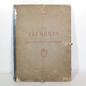 Choix D'Elements Empruntes a L'Architecture Classique et Donnant des Exemples Connus de L'Applica...