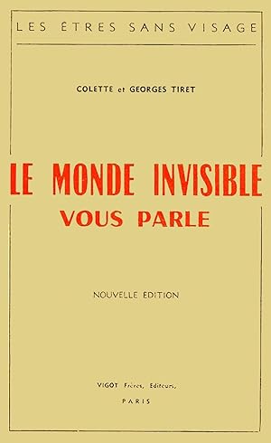 Seller image for Le monde invisible vous parle for sale by Livreavous
