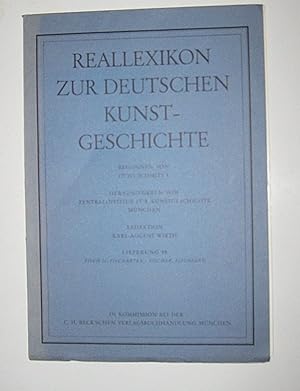 Reallexikon zur Deutschen Kunstgeschichte. Lieferung 98. Fisch II: Fischarten - Fischer, Fischfang.