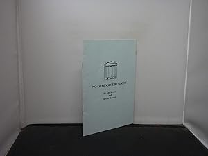 Seller image for No Offensive Business A Talk on the Portico Archives given on 21 July 1994 for sale by Provan Books