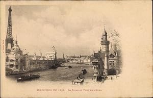 Ansichtskarte / Postkarte Exposition universelle 1900, La Seine au Pont d'Alma