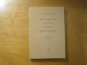 Imagen del vendedor de Wstepna nauka jezyka greckiego, 2 vols a la venta por Polish Bookstore in Ottawa