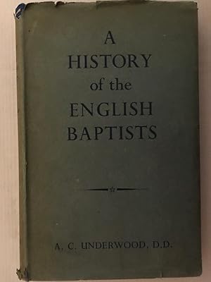 Seller image for A History of the English Baptists for sale by Beach Hut Books