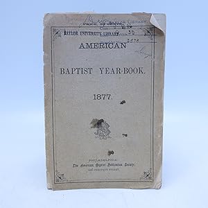 American Baptist Year-Book, 1877 (First Edition)