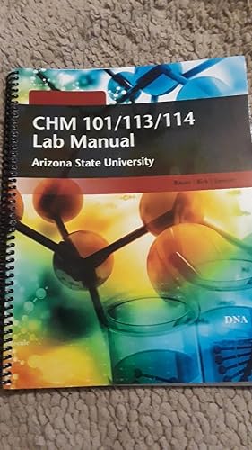 Seller image for CHM 101/113/114 Lab Manual Arizona State University for sale by Text4less