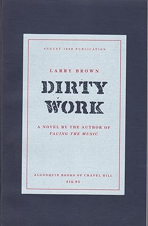 Bild des Verkufers fr Dirty Work zum Verkauf von Beasley Books, ABAA, ILAB, MWABA