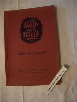 Volk und Welt - Deutschlands Monatsbuch Band 10, Oktober 1939.