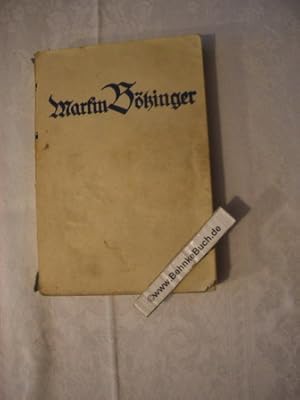 Bild des Verkufers fr Martin Bkinger. Ein Lebens- und Zeitbild aus dem siebzehnten Jahrhundert. zum Verkauf von Antiquariat BehnkeBuch