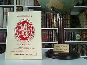 Imagen del vendedor de Ausschreibung zur Hessenfahrt am 21. August 1955. Veranstalter ADAC, Gau Hessen. a la venta por Kunsthandlung  Primavera Birgit Stamm