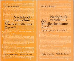 Nachdruckverzeichnis des Musikschrifttums ; Reprints und Ergänzungsband, Registerband [2 Bde.] / ...