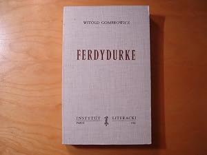 Bild des Verkufers fr Ferdydurke zum Verkauf von Polish Bookstore in Ottawa