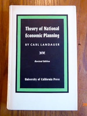 Theory of National Economic Planning.