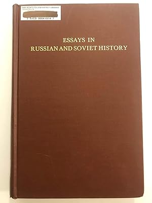 Immagine del venditore per Essays In Russian and Soviet History venduto da WeSavings LLC