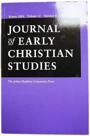 Bild des Verkufers fr Journal of Early Christian Studies: Journal of the North American Patristics Society zum Verkauf von PsychoBabel & Skoob Books