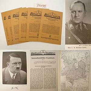 Seller image for Nationalsozialistische Staatskunde, herausgegeben vom Rustinschen Lehrinstitut * Hefte 1 - 6 Dieses Buch wird von uns nur zur staatsbrgerlichen Aufklrung und zur Abwehr verfassungswidriger Bestrebungen angeboten (86 StGB) for sale by Galerie fr gegenstndliche Kunst