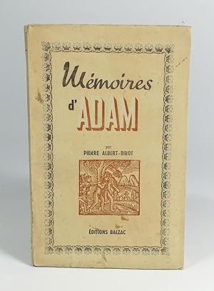 Image du vendeur pour Mmoires d'Adam mis en vente par Librairie L'Autre sommeil