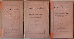 Seller image for LES SOCIETES SECRETES ET LA SOCIT ou Philosophie de l'Histoire contemporaine. for sale by Librairie l'Art et l'Affiche