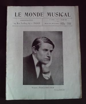 Le monde musicale - N°6 Juin 1926