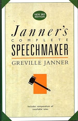 Image du vendeur pour Janner's Complete Speechmaker mis en vente par Pendleburys - the bookshop in the hills