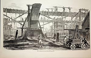 Bild des Verkufers fr WIEN II., Weltausstellung 1873, Rotunde im Bau ca. 1872 zum Verkauf von ANTIQUARIAT.WIEN Fine Books & Prints