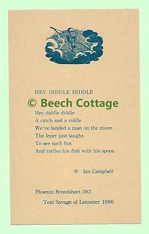 Seller image for Hey Diddle Diddle (Phoenix Broadsheet 282) for sale by The Bookshop at Beech Cottage