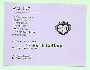 Seller image for Waiting (Phoenix Broadsheet 277) for sale by The Bookshop at Beech Cottage