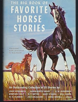 Bild des Verkufers fr The Big Book of Favorite Horse Stories: Twenty-Five Outstanding Stories By Distinguished Authors zum Verkauf von Turn-The-Page Books