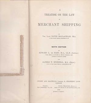 Immagine del venditore per A Treatise on the Law of Merchant Shipping. Sixth Edition venduto da Goulds Book Arcade, Sydney