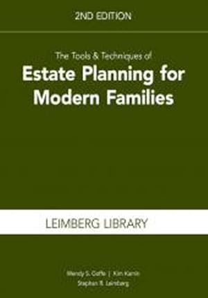 Seller image for Tools & Techniques of Estate Planning for Modern Families for sale by GreatBookPrices