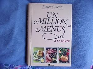 Un million de menus a la carte