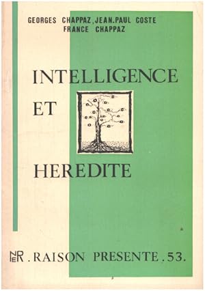 Immagine del venditore per Intelligence et hrdit venduto da librairie philippe arnaiz